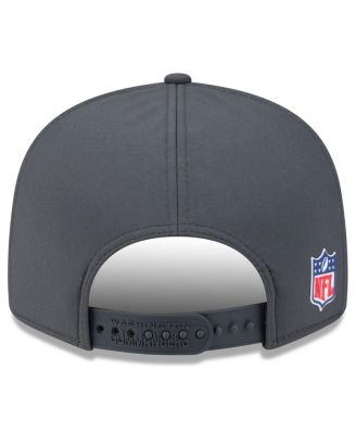 Men's Charcoal Washington Commanders 2025 Sideline Cold Weather Split Panel 9FIFTY Snapback Hat
