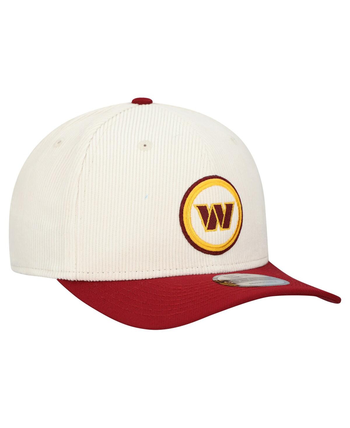 New Era Men's Stone Washington Commanders Loyal Corduroy 9SEVENTY Adjustable Hat