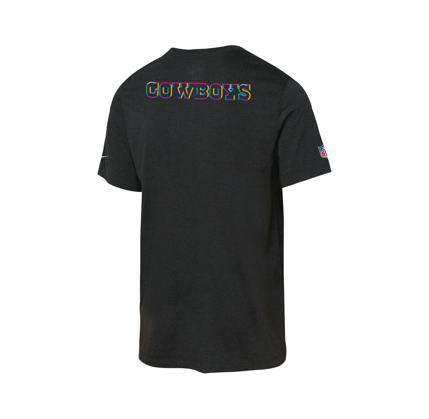 Big Boys and Girls Black Dallas Cowboys 2025 NFL Crucial Catch Tri-Blend Dri-FIT T-Shirt
