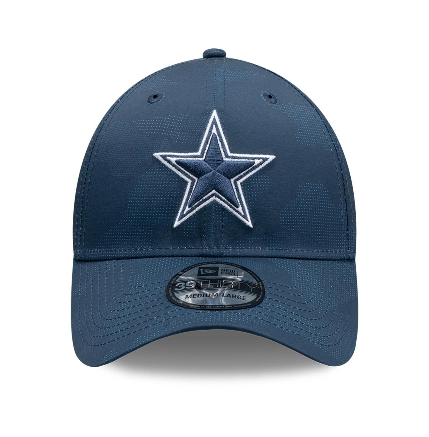 Мужская кепка New Era Navy Dallas Cowboys Tonal Camo 39THIRTY Flex Hat — фото 3