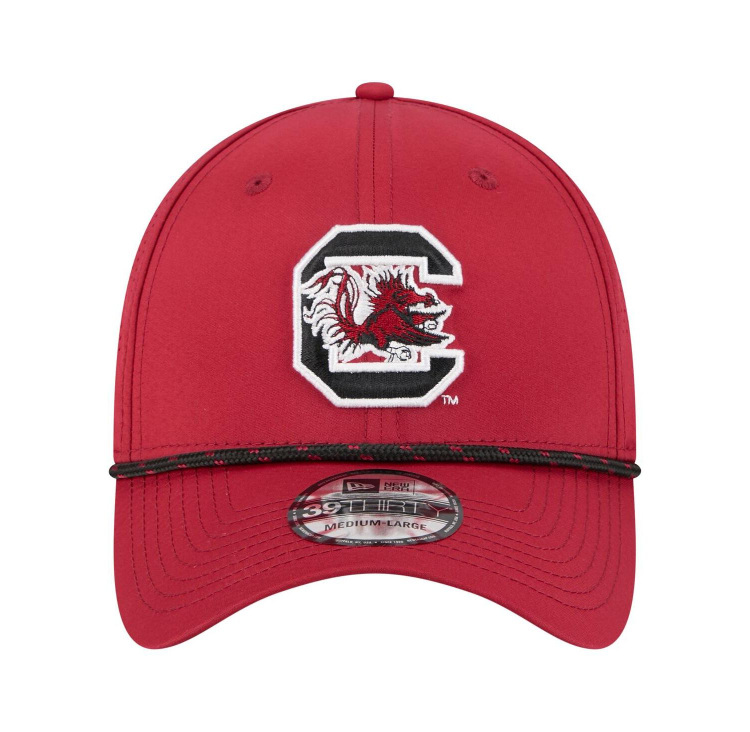 Men's Garnet South Carolina Gamecocks Rope 39THIRTY Flex Hat