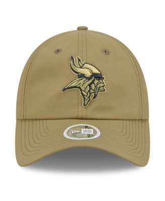 Women's Green Minnesota Vikings 2025 Salute to Service Pony Tail Adjustable Hat