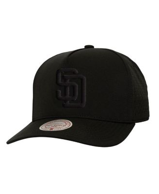 Mitchell & Ness - Men's Black San Diego Padres Perfect Icon Pro Pinch Snapback Hat