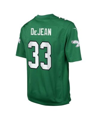 Big Boys and Girls Cooper DeJean Kelly Green Philadelphia Eagles Alternate Game Jersey