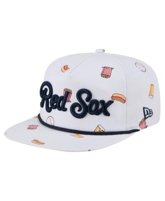 New Era - Men's White Boston Red Sox Team Cheer Rope 19TWENTY Adjustable Hat