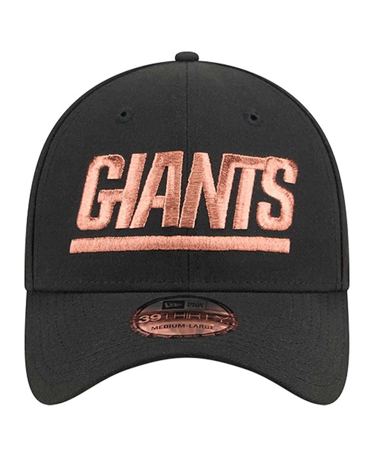 New Era Men's Black York Giants Empire 39THIRTY Flex Hat