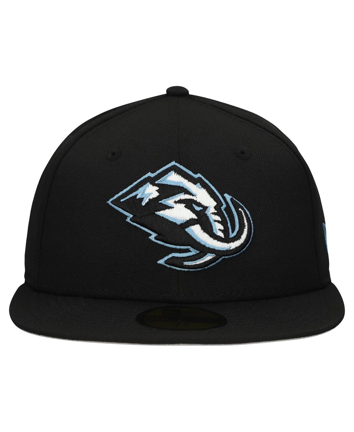 New Era Men's Black Utah Mammoth Team Primary 59FIFTY Fitted Hat