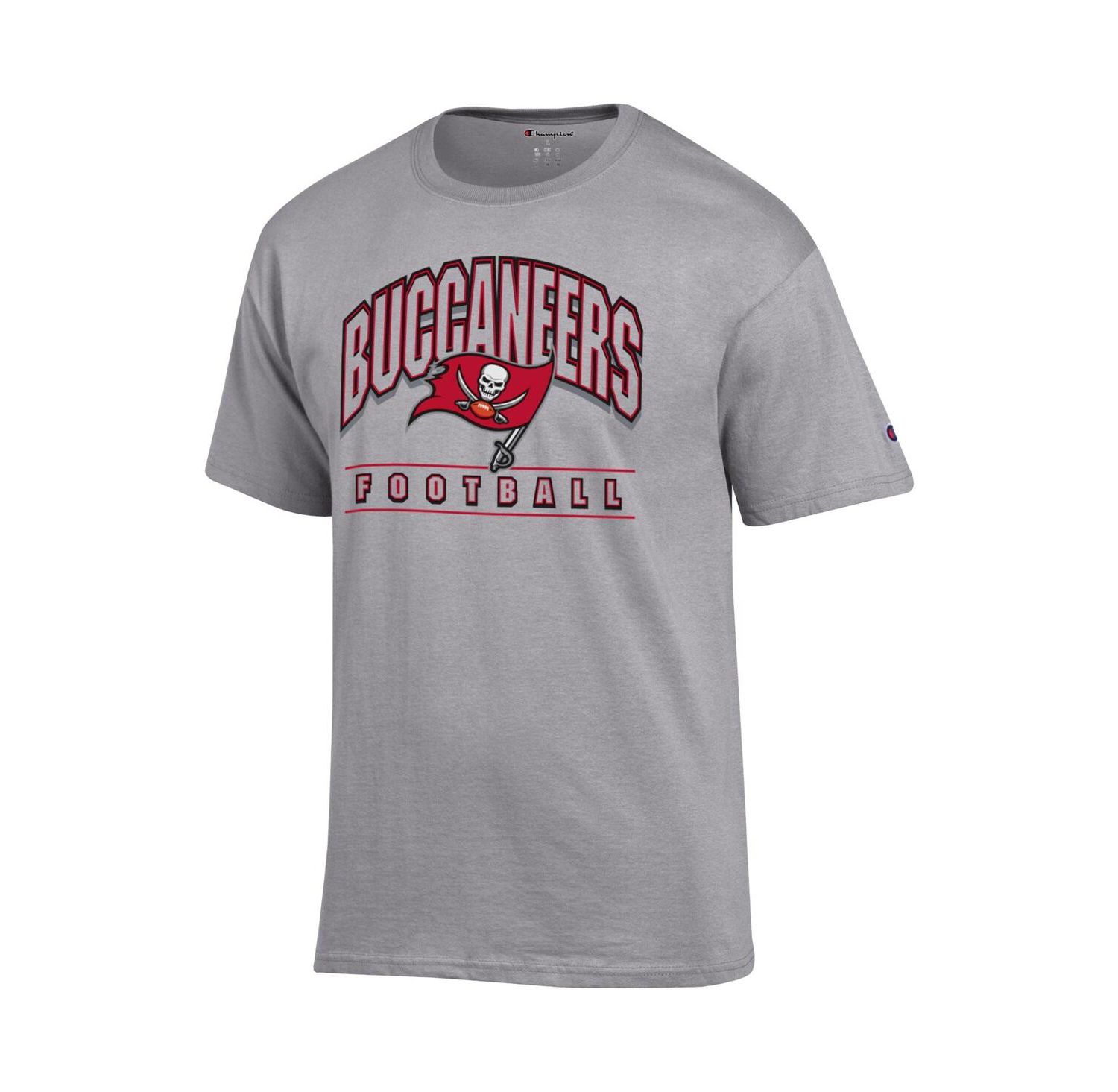 Men's Heather Gray Tampa Bay Buccaneers Football T-Shirt
