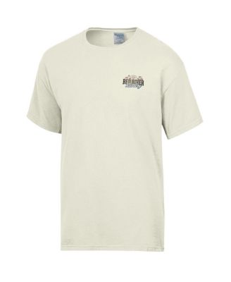 Men's Cream Texas Longhorns vs. Oklahoma Sooners Red River Rivalry Stadium Match Up T-Shirt