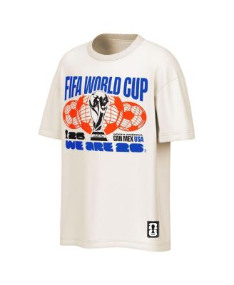 Men's Natural 2026 FIFA World Cup Oversized Fashion T-Shirt