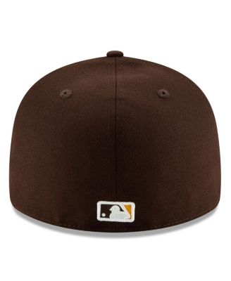 Men's Brown San Diego Padres 2025 MLB Postseason Side Patch Low Profile 59FIFTY Fitted Hat