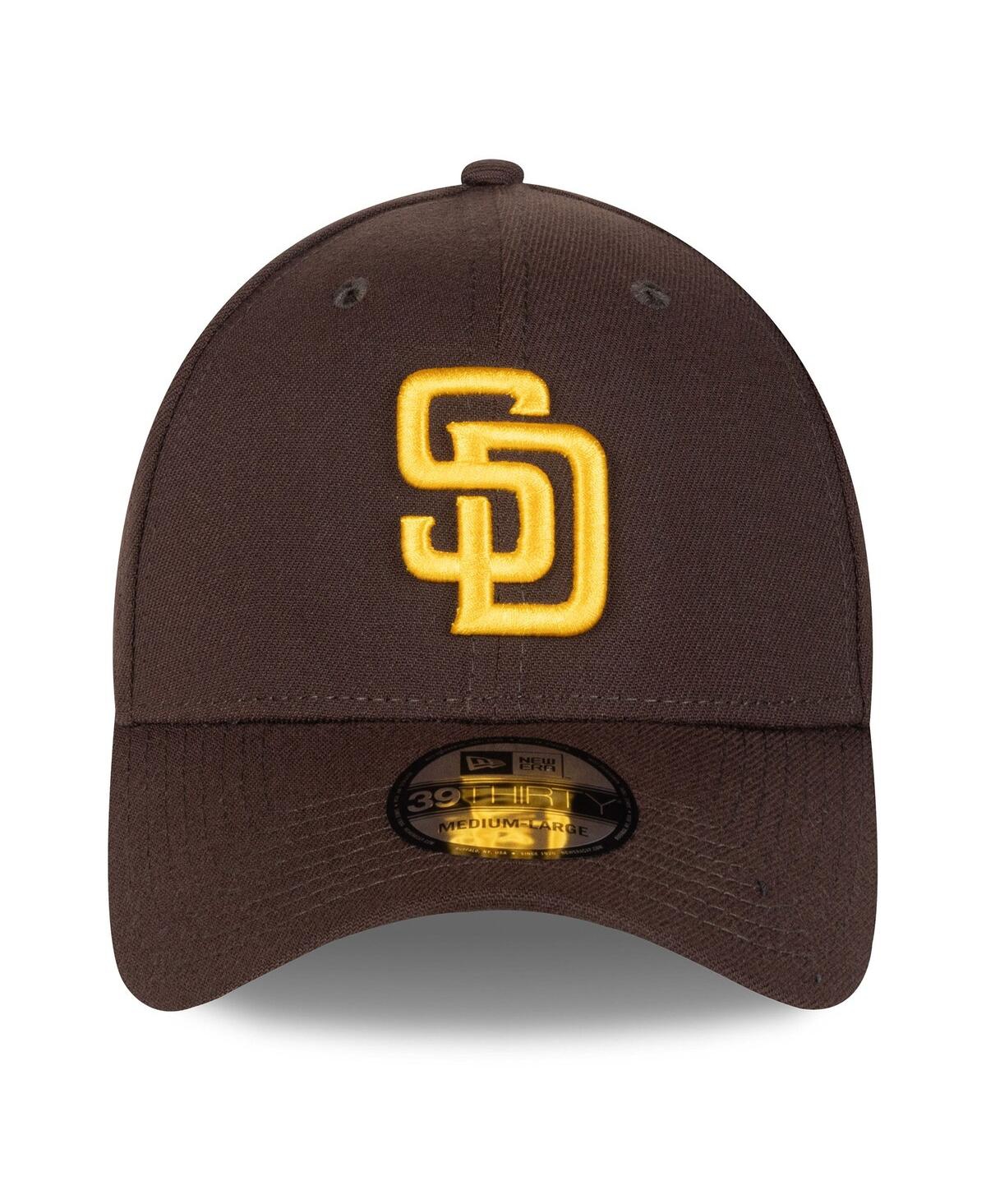 New Era Men's Brown San Diego Padres 2025 Mlb Postseason Side Patch 39THIRTY Flex Hat