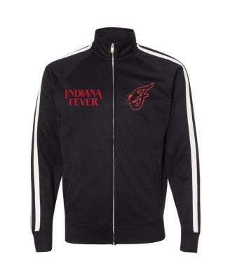 Men's and Women's Black Indiana Fever Stranger Things Hawkins Full-Zip Track Jacket