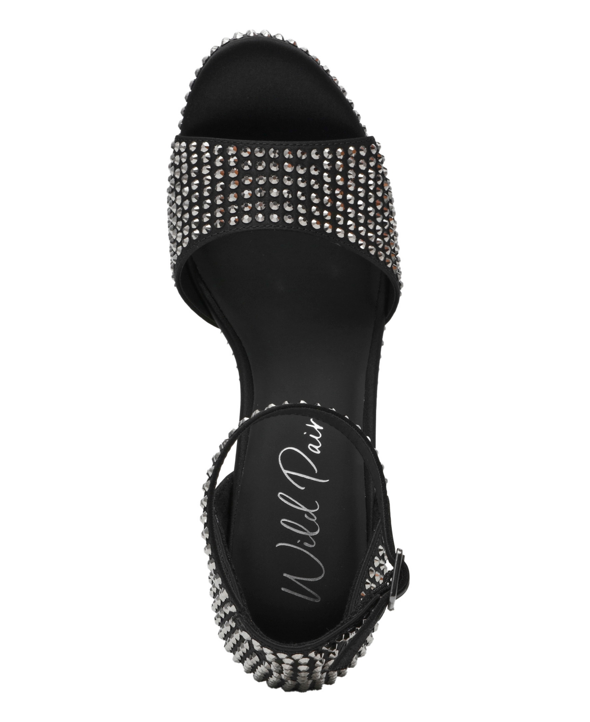 Wild Pair Women's Hanalaur Round Toe Sandals, Macy's Exclusive In Black