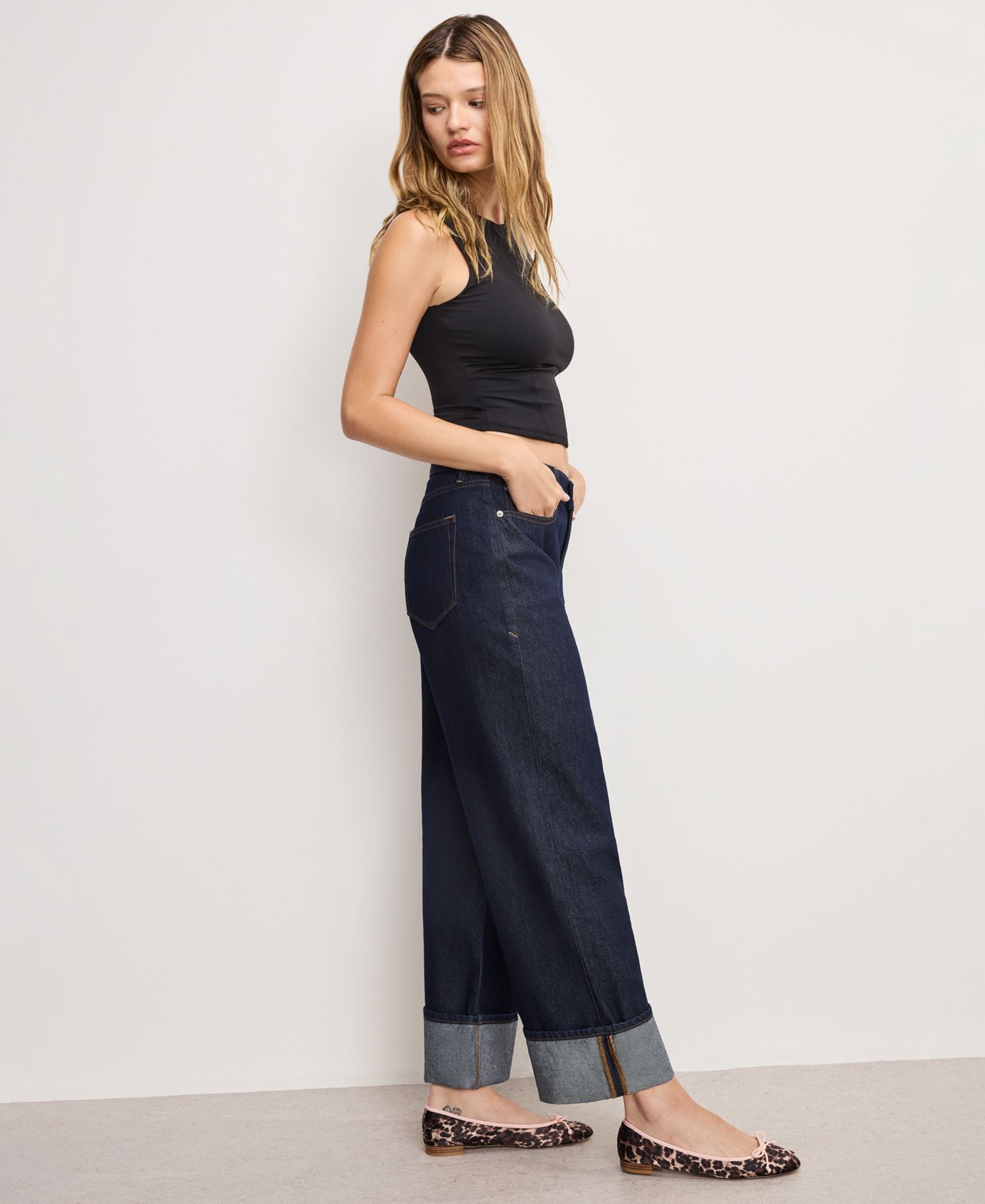 Women's Good Relaxed Baggy Low-Rise Jeans, Regular and Plus