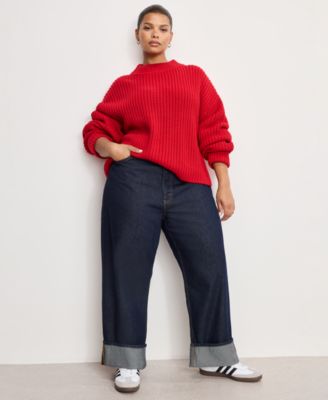 Women's Good Relaxed Baggy Low-Rise Jeans, Regular and Plus