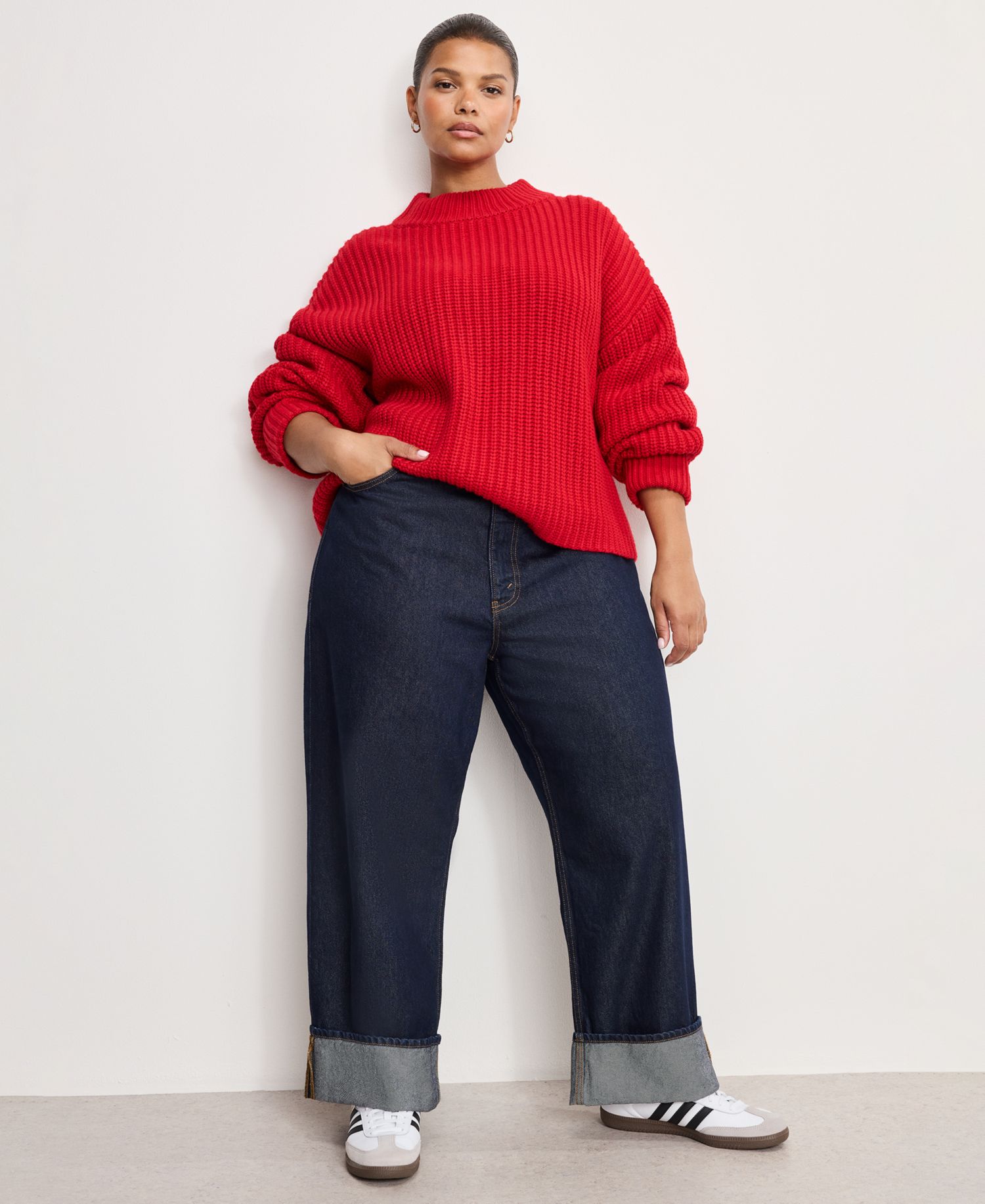Women's Good Relaxed Baggy Low-Rise Jeans, Regular and Plus