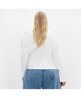 Plus Size Imani Off Shoulder Long Sleeve Top