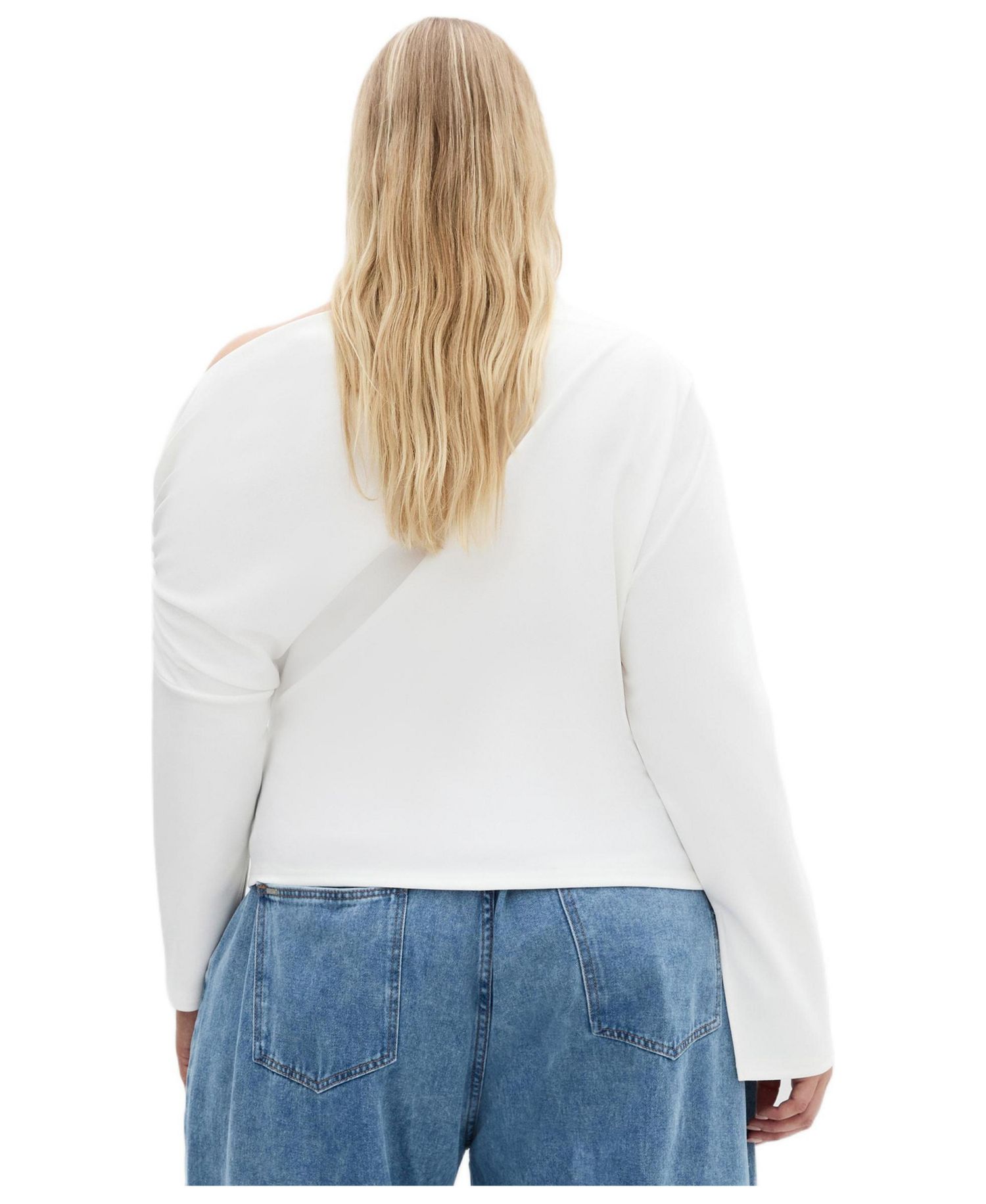 Plus Size Imani Off Shoulder Long Sleeve Top