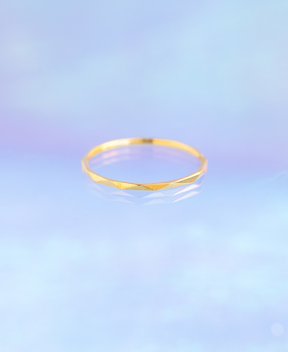 Girls Crew Infinite Prism Stainless-steel Rings In Gold