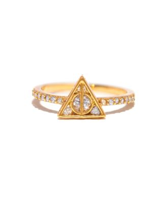 Harry Potter Deathly Hallows Crystal Ring