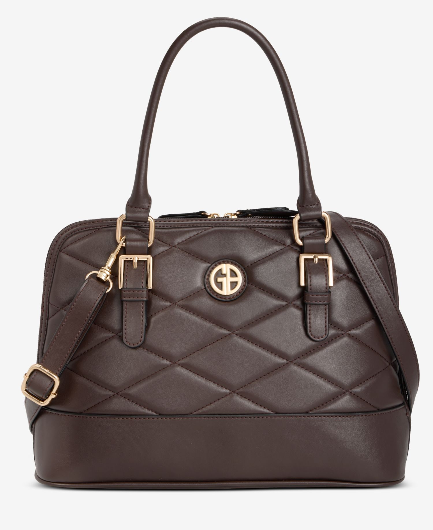 Medium Quilted Dome Satchel