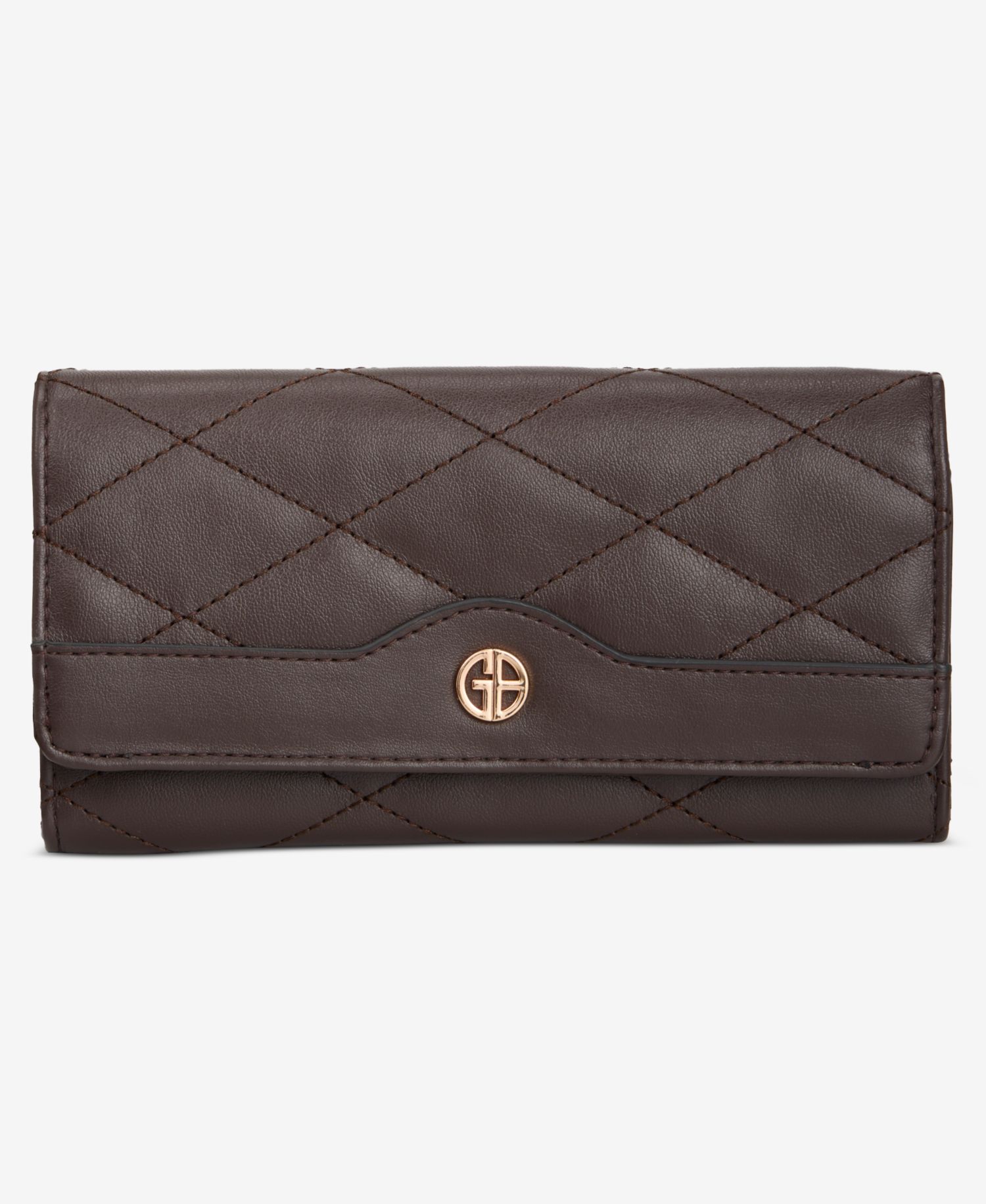 Quilted Receipt Manager Wallet