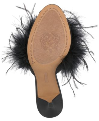 Women's Paelly High-Heel Feathered Dress Sandals