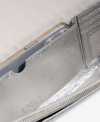 Wyllah Metallic Clutch, Exclusively at Macy's