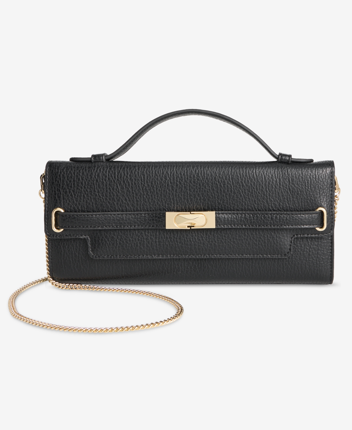 Inc International Concepts Avahh Sculpted Clutch, Exclusively At Macy's In Black