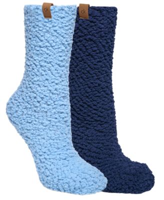 Calvin Klein - Women's 2-Pack Popcorn Textured Socks