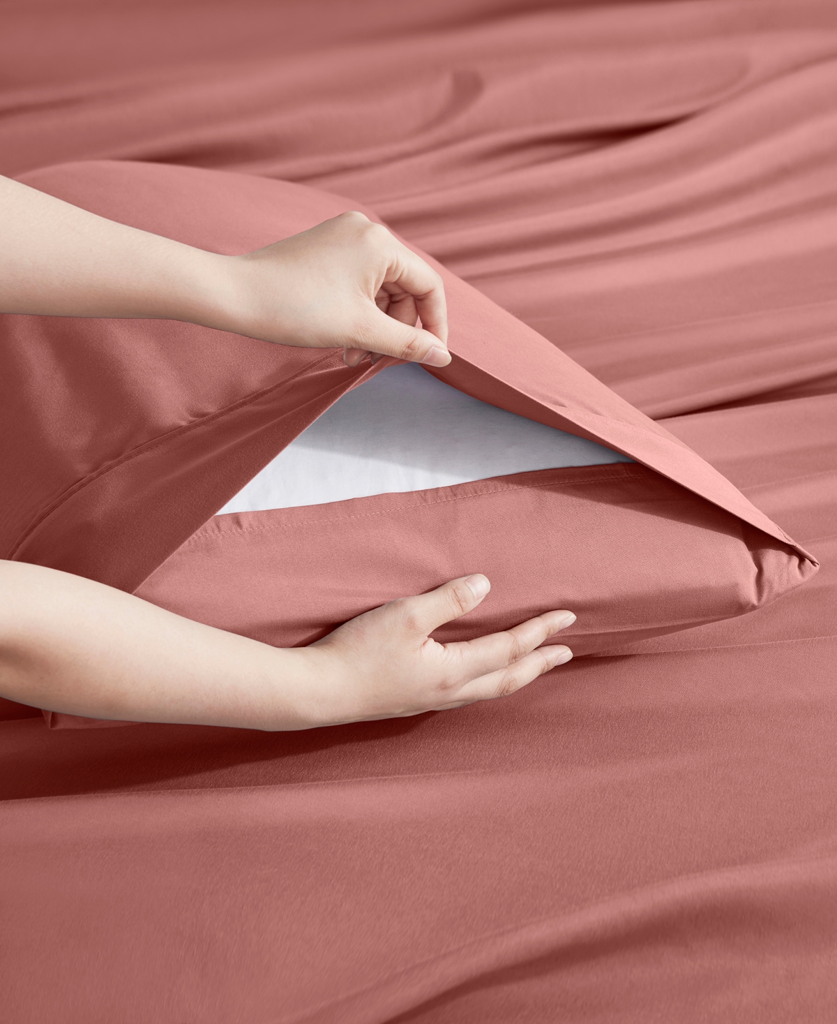 Nestl Extra Deep Pocket 4-pc. Sheet Set, Twin Xl In Pink