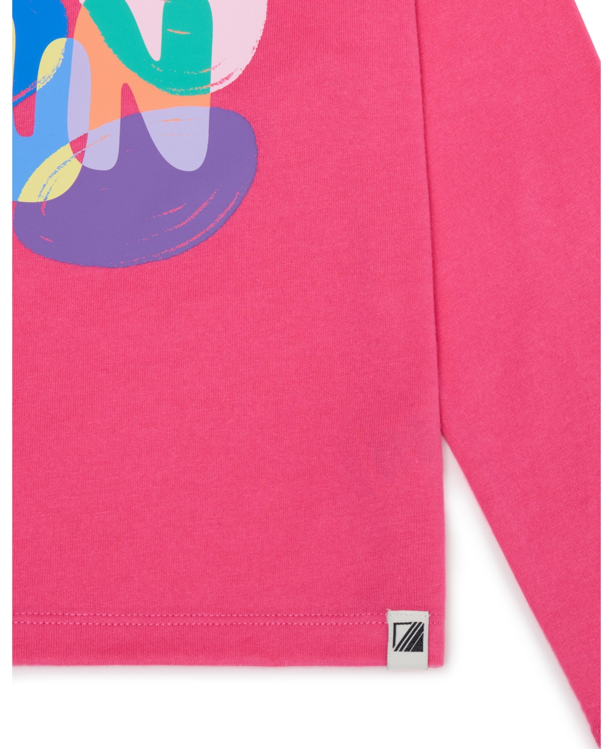 Color Lab Girls 3t-7 Printed Long Sleeves T-shirt In Pink
