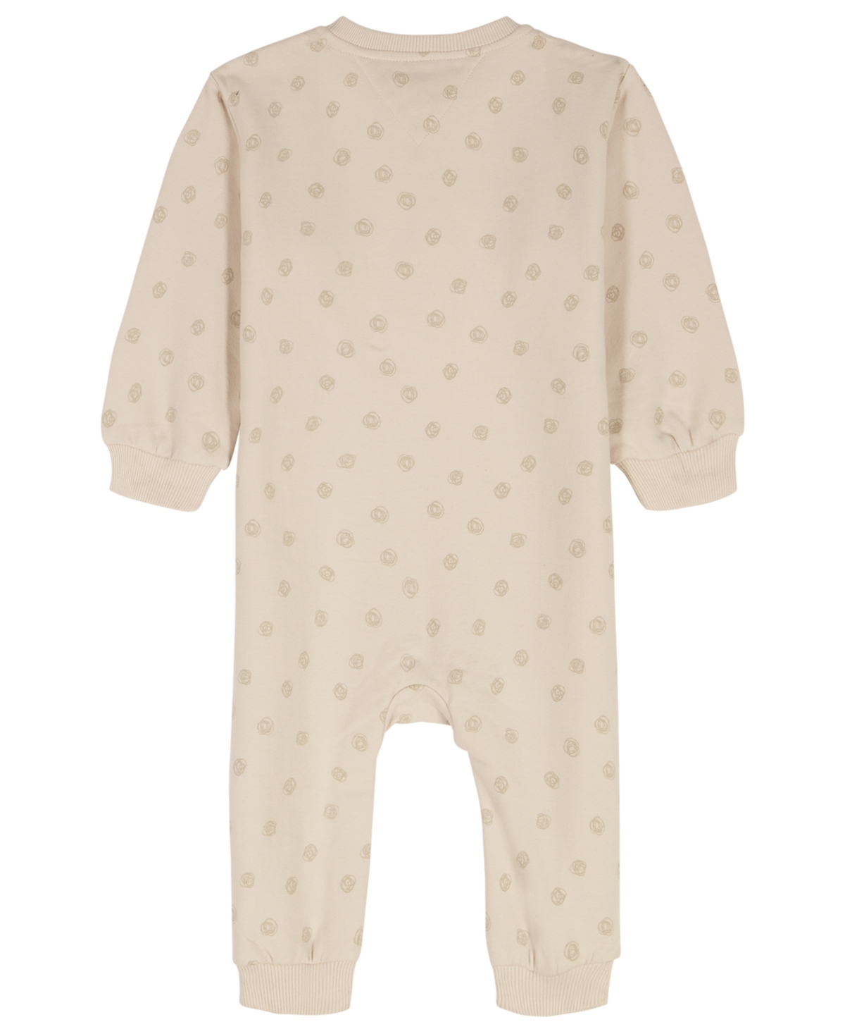 Calvin Klein Baby Boys And Girls Crewneck Coverall In Neutral