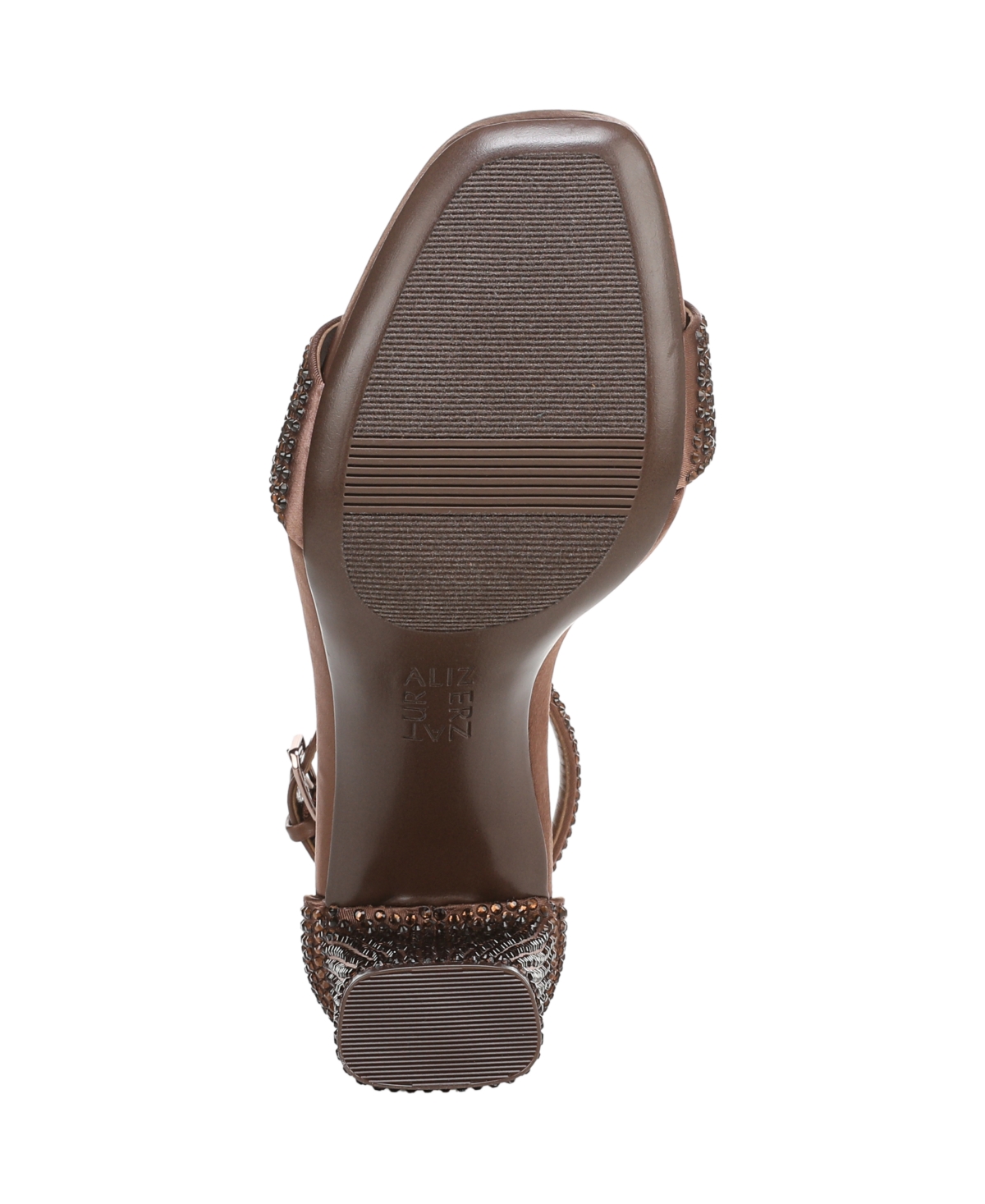 Naturalizer Joy-glitz Platform Dress Sandals In Brown