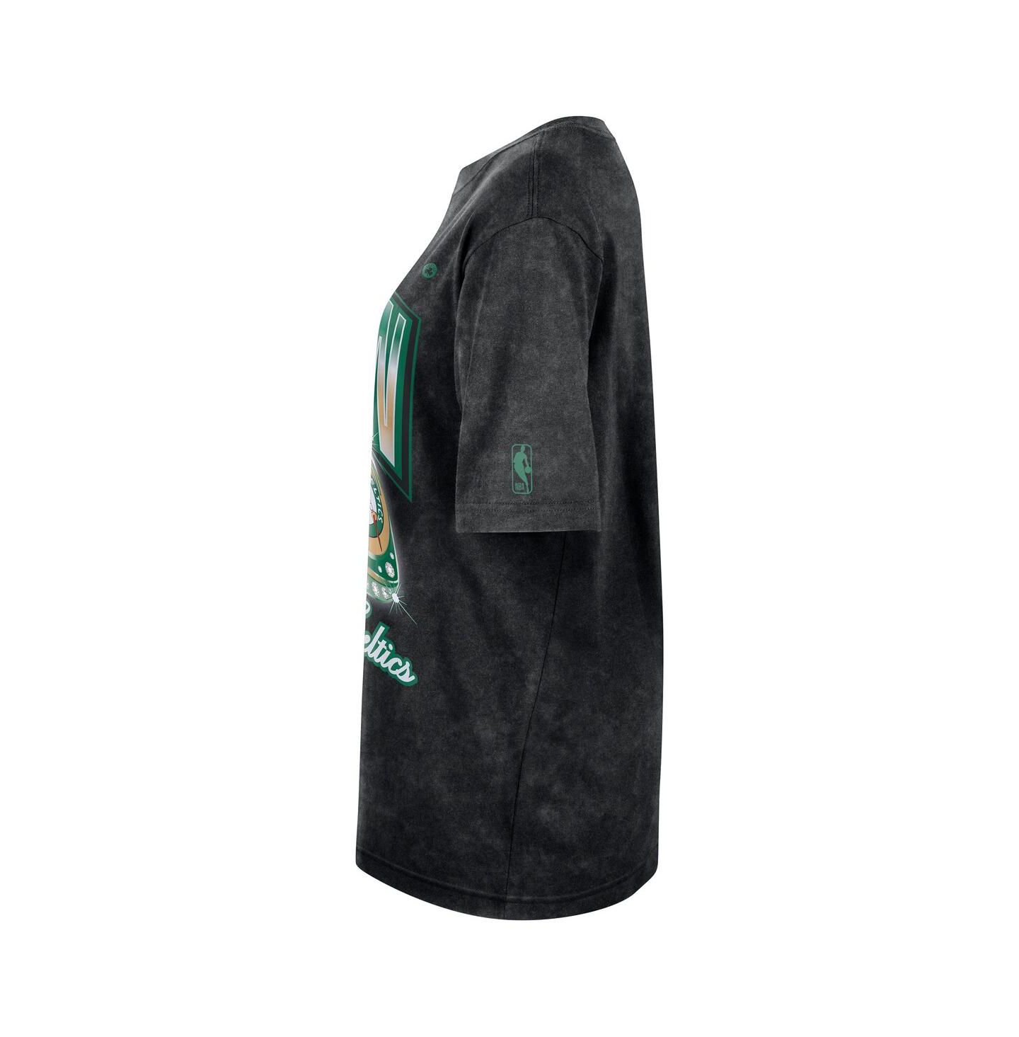Женская футболка Nike Black Boston Celtics Courtside Original Content Vintage Washed Boyfriend — фото 4