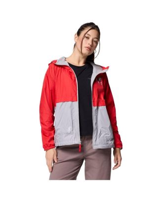 Women's Red/Grey Georgia Bulldogs Spire Hoodie Windbreaker