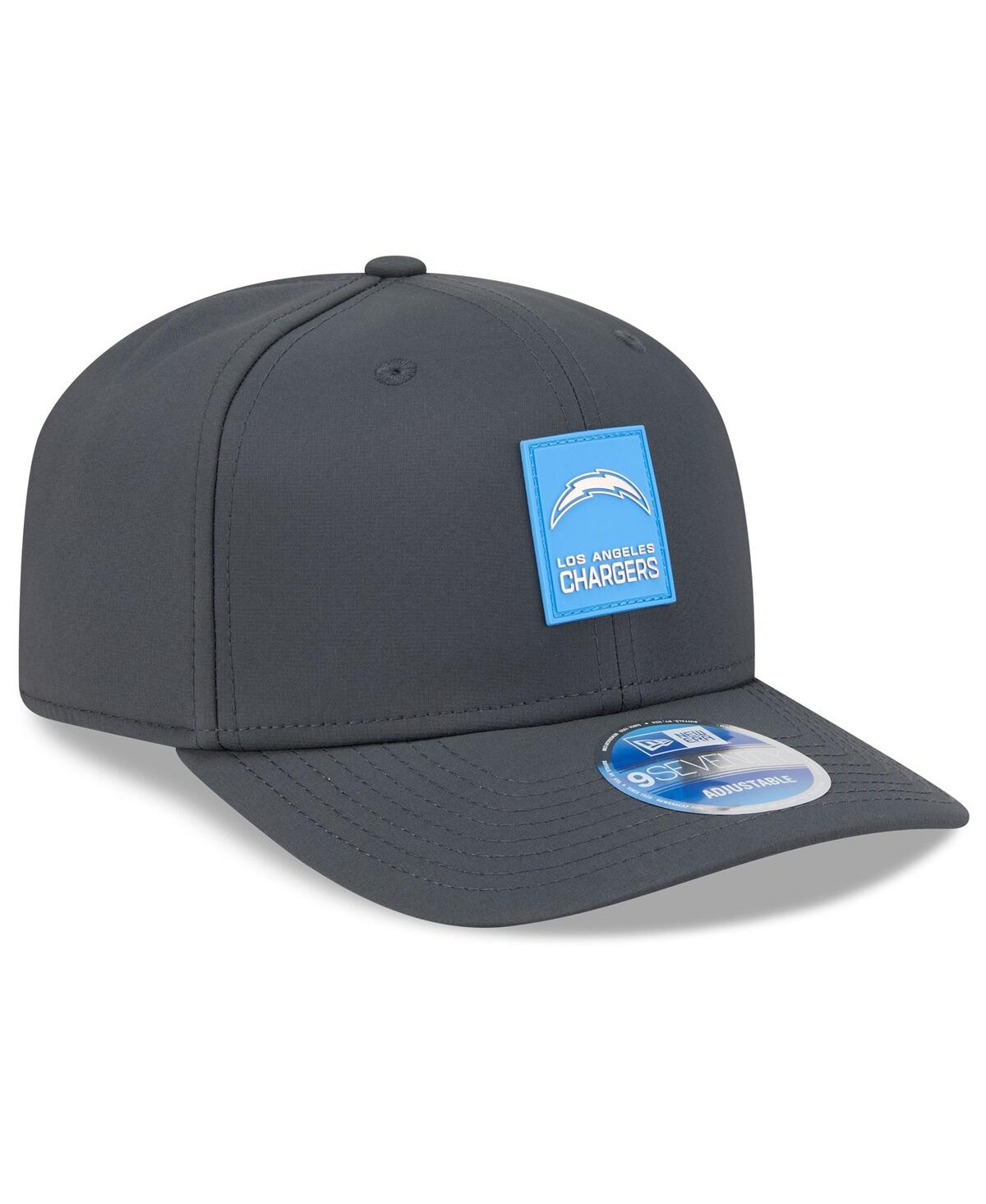 New Era Men's Charcoal Los Angeles Chargers 2025 Sideline Cold Weather 9seventy Adjustable Hat In Gray
