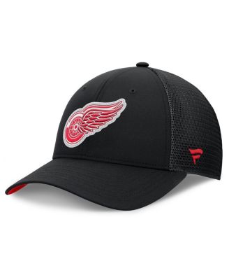 Fanatics - Men's Black Detroit Red Wings Authentic Pro Home Ice Trucker Adjustable Hat