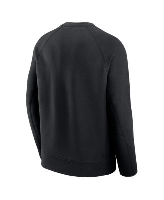 Men's Black Buffalo Bills Tech Fleece Raglan Sweatshirt