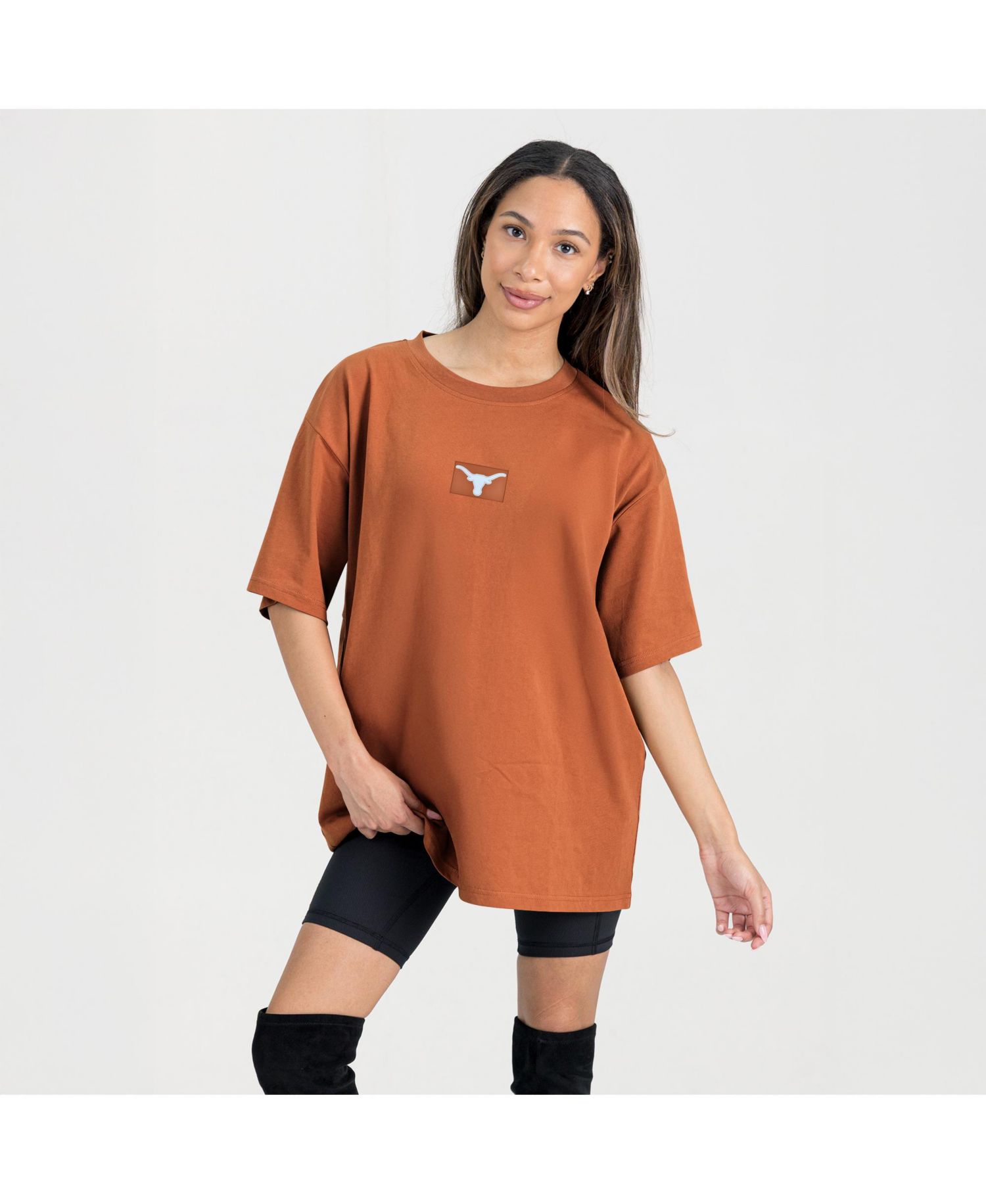 Women's Texas Orange Texas Longhorns Oversized Back at Ya T-Shirt