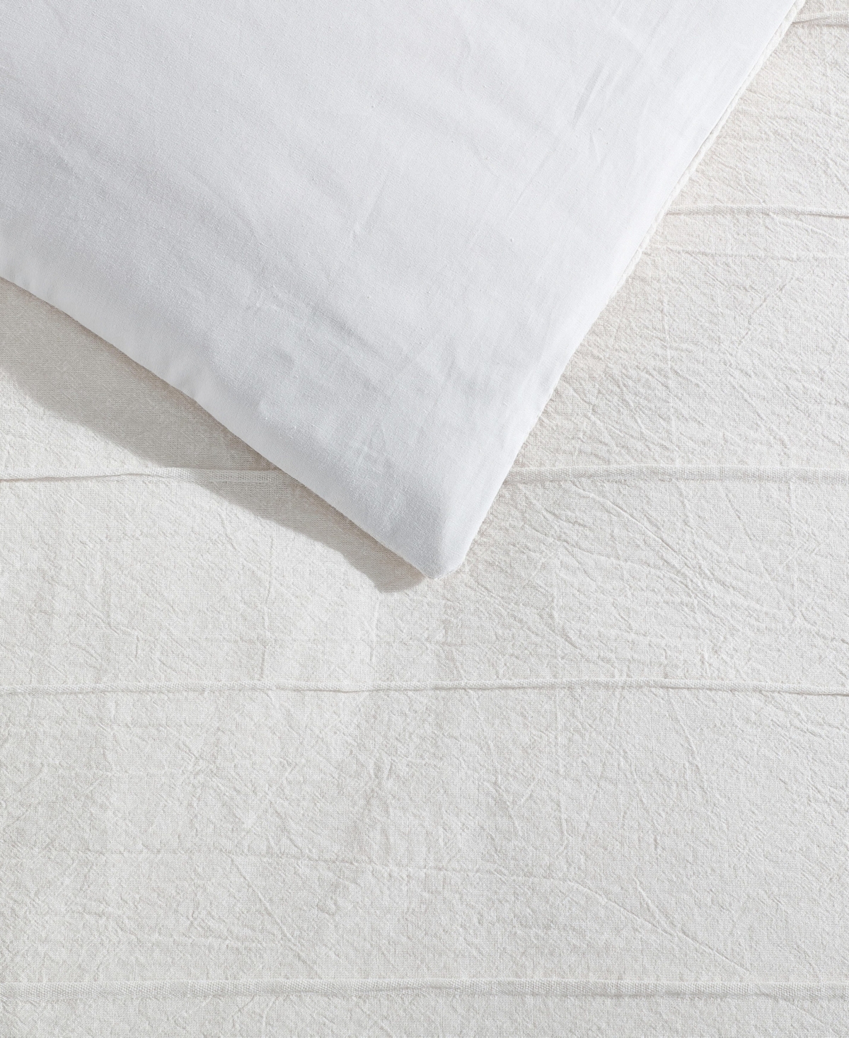 Vera Wang Woven Tucks Jacquard 3-Pc. Comforter Set, King