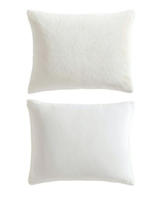 Signature Solid Faux Fur 3-Pc. Comforter Set, King