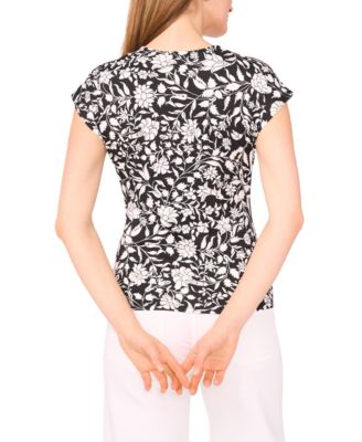 Women's V-Neck Short Sleeve Top