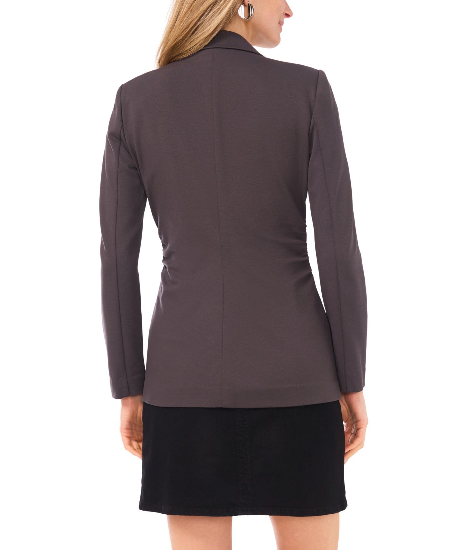 Женский пиджак Vince Camuto Ponte Long Sleeve Blazer, цвет: Средний меланжевый — фото 3