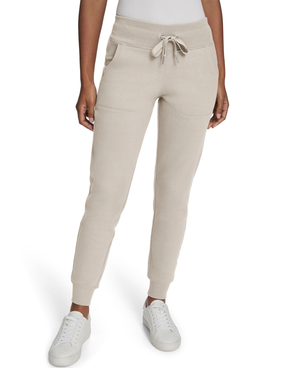 Calvin Klein Women's Relaxed Fit Jogger Sweatpants In Gray