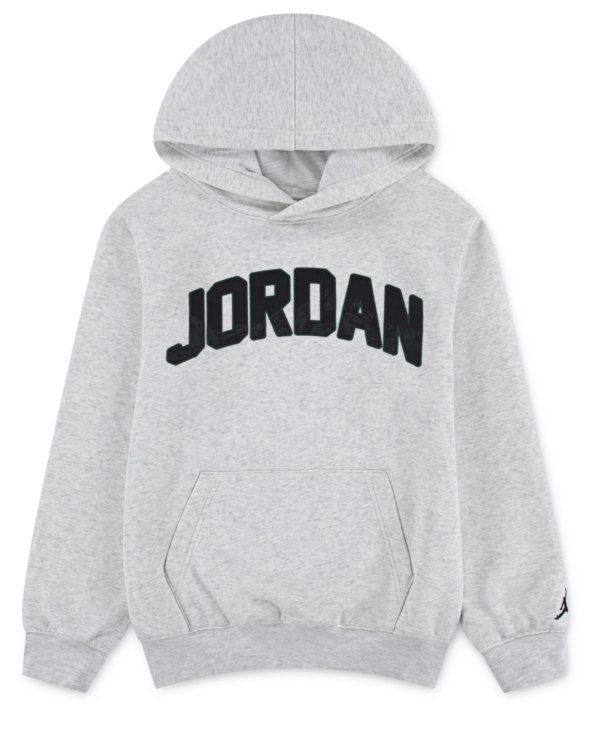 Jordan Kids' Gift Giving Fleece Hoodie In Gray