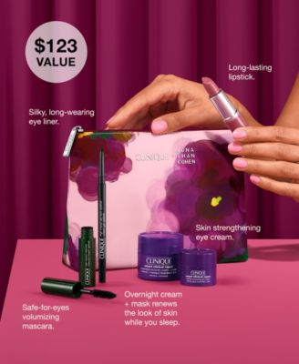 Choose a FREE 6-Pc. gift with any $37 Clinique purchase (up to a $123 Value)