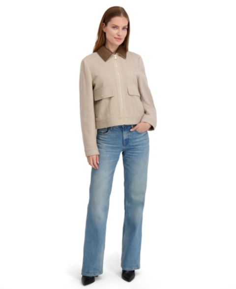 Женские куртки Laundry by Shelli Segal Women's Belted Puffer Coat