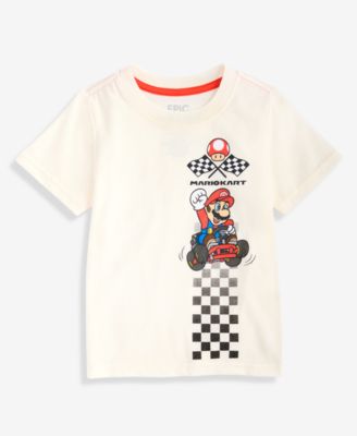 Epic Threads - Boys Toddler 2T-4T Super Mario Racing Short-Sleeve T-Shirt